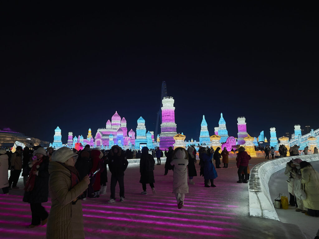 A Christmas in Snowy Harbin China